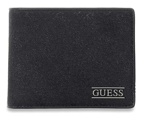 GUESS Boston bifold wallet un portefeuille noir aux finitions soignées