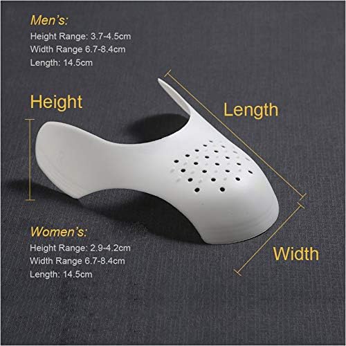 Miniatura 5 de CuteHome 3 pares de protectores antiarrugas para tenis, protector de arrugas de zapatos, talla 5-8.5 de EE. UU