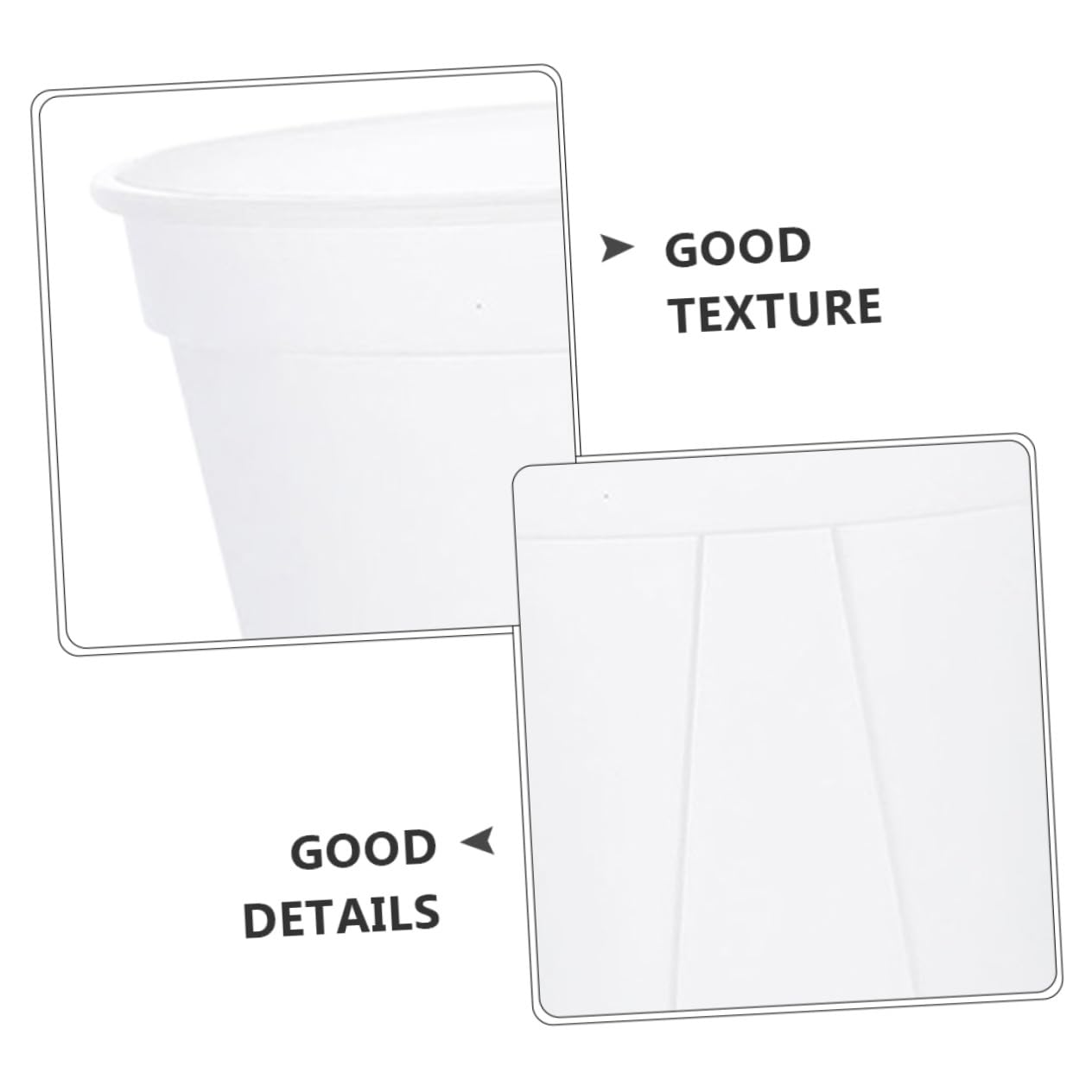 TOYANDONA Pots de Rempotage Transparents pour Orchidées Lot de 2 Plastique Robuste Diamètre 27 Cm