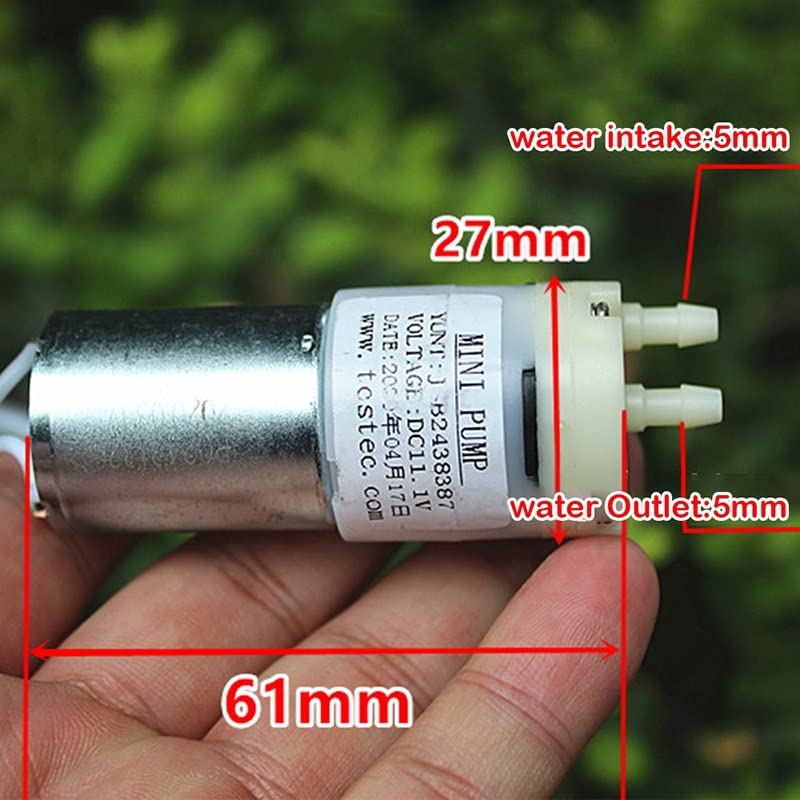 Amazon.co.jp: 電動水中ポンプ 7.4V-12V 60L/H 370 真空ポンプ