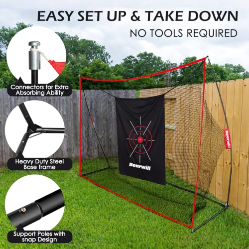Bearwill 10x7FT Golf Practice Net