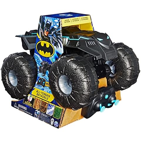 Batman, All-Terrain Batmobile Remote Control Vehicle, Water-Resistant Batman Toys for Boys Aged 4 and Up Cover