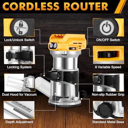 bellaDimora 800W Brushless Router