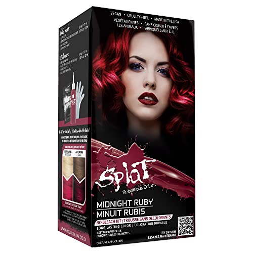 Splat Vegan And Cruelty-Free Semi-Permanent Hair Color Dye (6 Fl Oz, Midnight Ruby) #TOP11