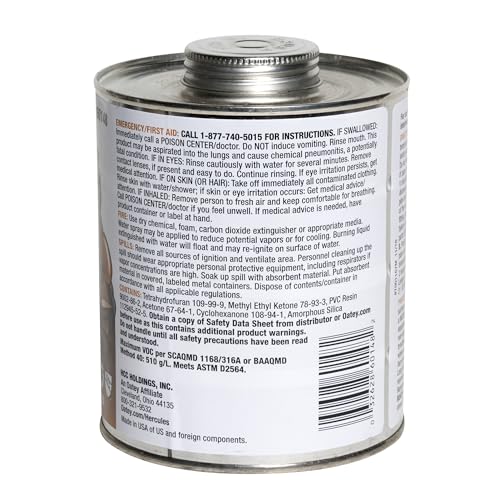 Cemento PVC Oatey Hercules 32 oz miniatura 2