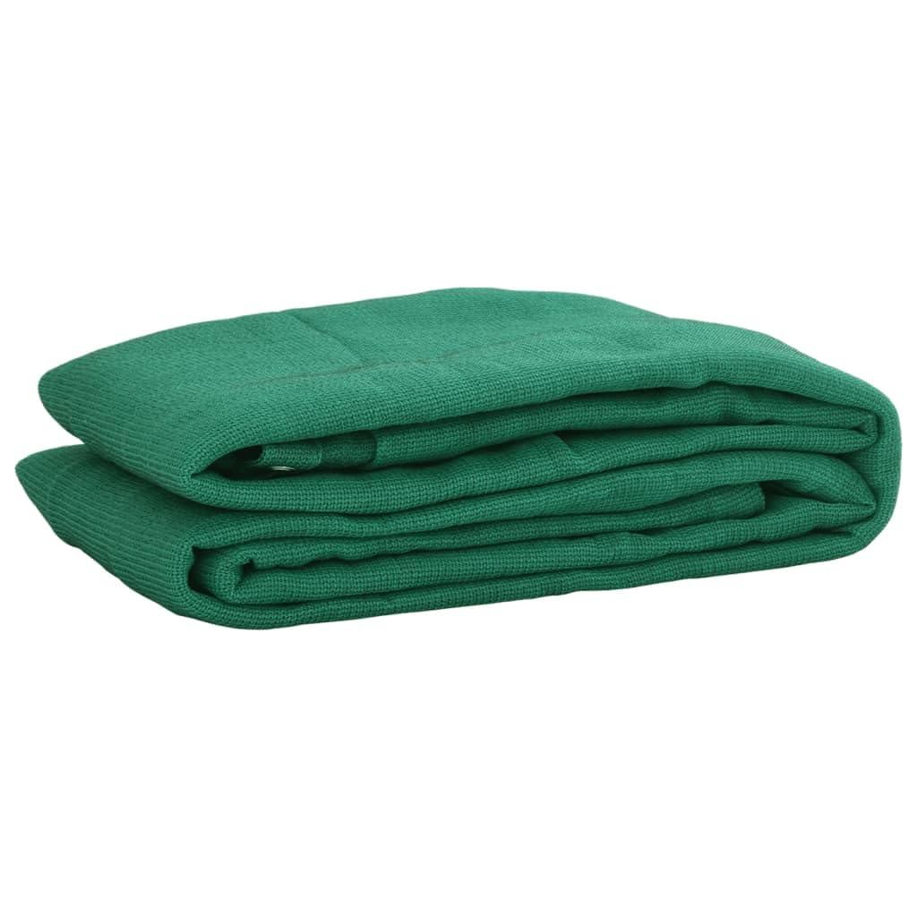 Ladungssicherungsnetz Grün 4x8 m HDPE, Anhängernetz aus Polyester und HDPE mit Messingösen für einfache Befestigung, feinmaschiges Abdecknetz für Anhänger, Pickups und Boote.