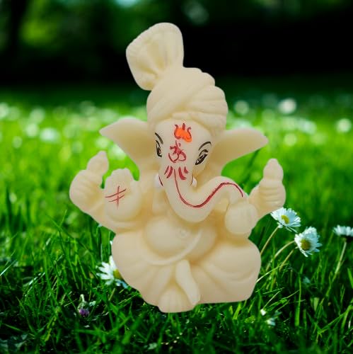 Ganesh Murti statuette décorative en céramique, le cadeau idéal de pendaison - 2