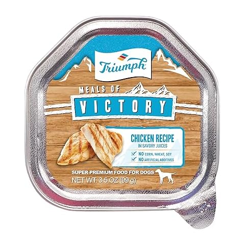 Triumph Meals of Victory Chicken Recipe Wet Dog Food | 3.5 oz - 15 pk Cover