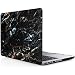 iDOO Matte Rubber Coated Soft Touch Plastic Hard Case for MacBook Pro 13 inch Retina without CD Drive Model A1425 and A1502 Rich Black Marble