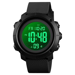 Relógio Digital Esportivo LCD Resistente à Água 50M RECOMENDADO