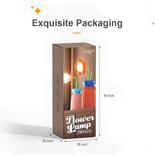 Miniatura 3 de Lámpara de escritorio de flores de rosas, atenuación infinita, temperatura tricromática, recargable, memoria de brillo, adornos decorativos