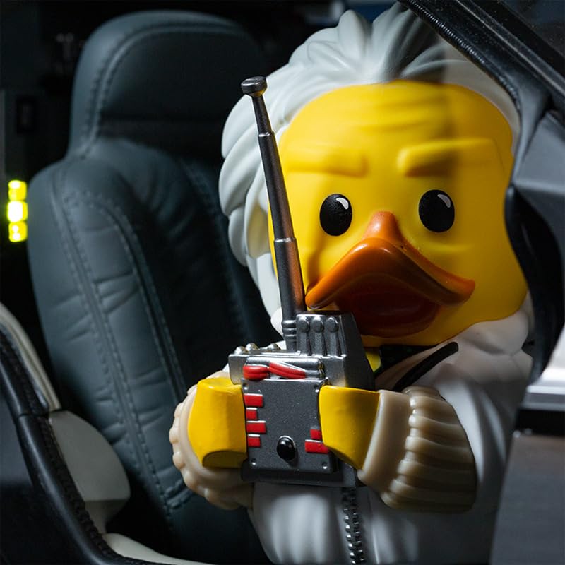 TUBBZ Boxed Edition Doc Brown Collectible Vinyl Rubber Duck Figure - Official Back To The Future Merchandise - TV, Movies & Video Games - Image 4