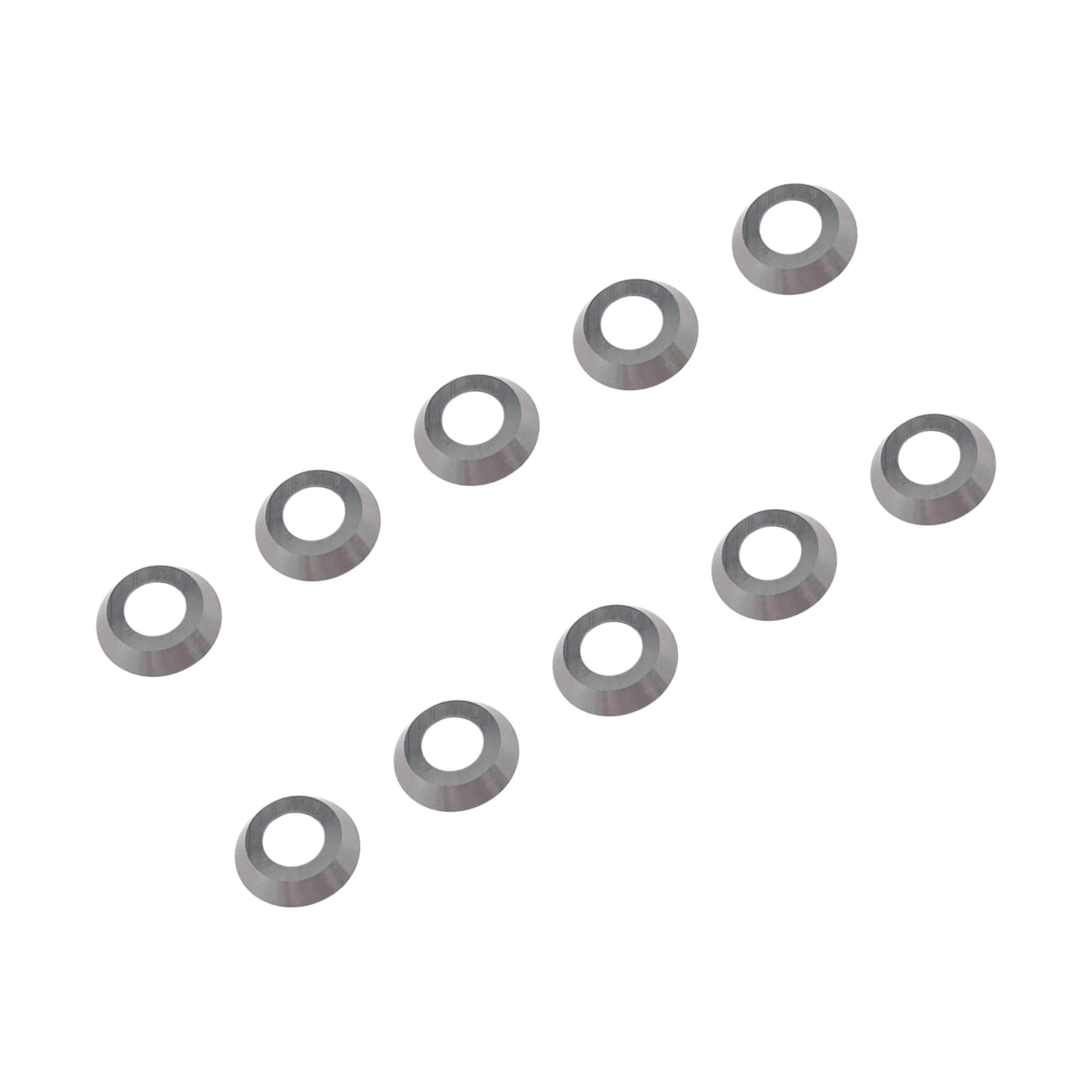 10pcs Carbide Inserts for Woodworking, 30 Degree Indexable Round Blade Heat Endurance Lathe Turning Cutters(8.9MM)