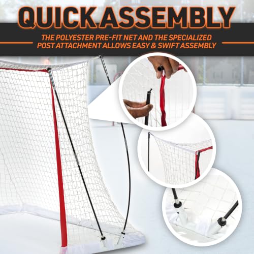 Franklin Sports FiberTech Street Hockey Goal Set - image 5