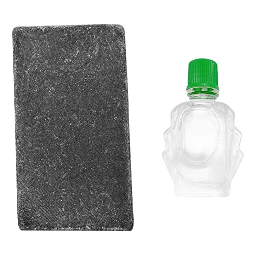 EKOKIM Piedra de Prueba de Oro, Equipo de Prueba de detección de Oro portátil de Piedra de Toque para probar Monedas de joyería de Plata de Oro Antigua (Agua de Piedra)