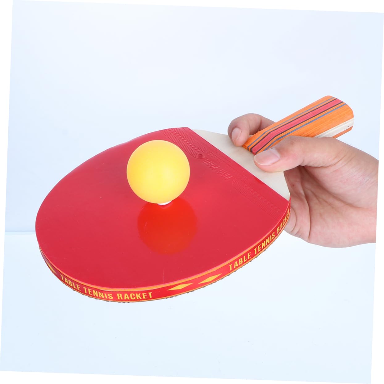 KOMBIUDA Table Tennis Racket Set Rackets Anti-Slip Grip Training Tool for Boys and Girls Teens Adults (Table Tennis Practice) Random