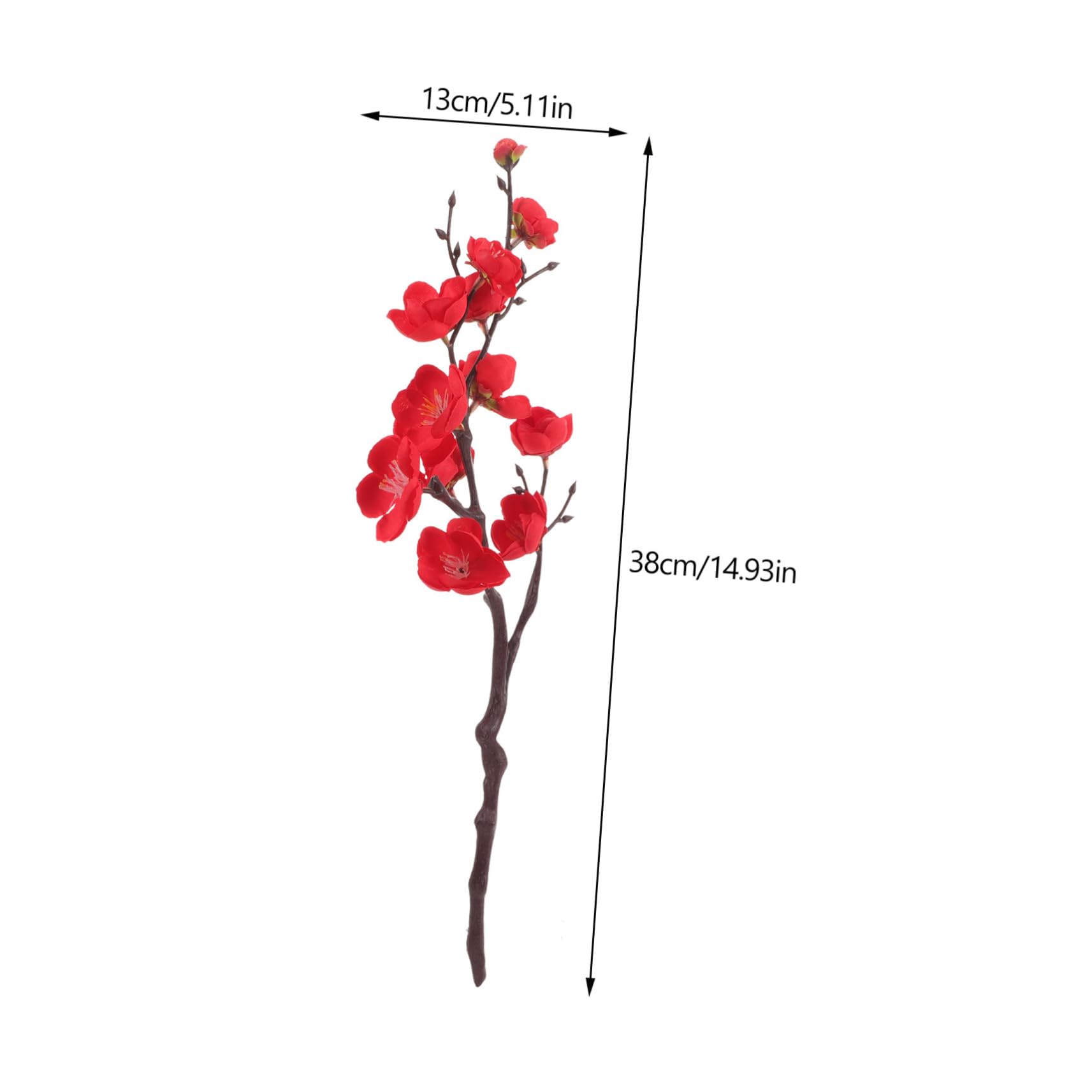 HOODANCOS Floral Centerpieces Fake Blossom Picks Artificial Flowering Plum Vase Fillers