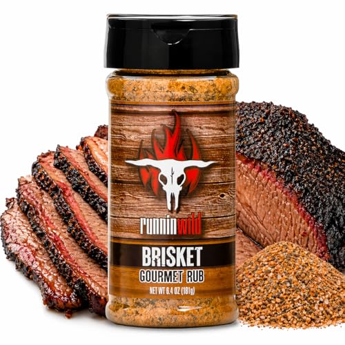 Image of Gourmet Brisket Seasoning | Brisket Rub for Smoker or Grill | No Artificial Flavors | No MSG added | Runnin' Wild Foods, 6.4 ounces