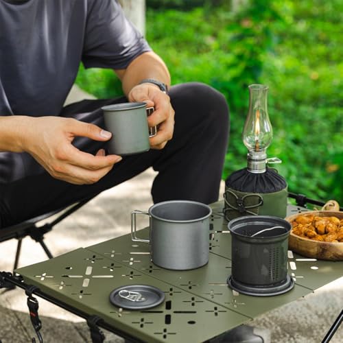 Tasse à café de camping portable pour thé eau et aventure - 4