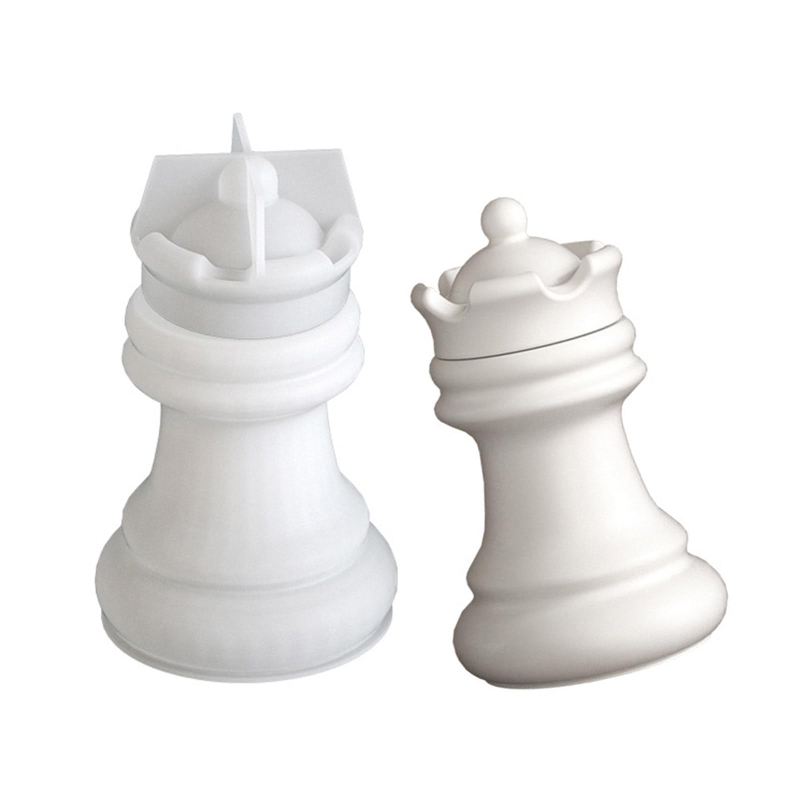NEWFT Multifuntional Silicone Mold Crafting Chess Theme Candle Holder Silicone Texture Suitable for Crafting