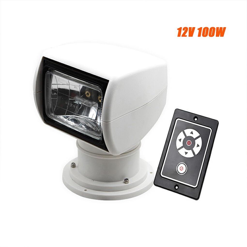 Projecteur de télécommande de bateau 12V projecteur Led projecteur de bateau marin pour Yacht camion voiture Marine lumineux étanche