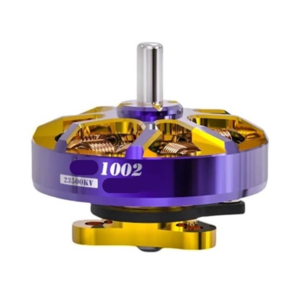 1 O 5 sztuk R1002 19800KV 23500KV Fioletowy Złoty Silnik Odpowiedni dla FPV(1 szt. 23500KV)