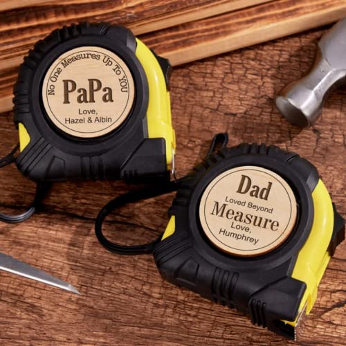 Cinta métrica personalizada 25 ft para regalo padre miniatura 6