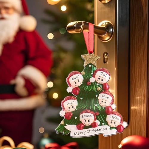 Personalisierter Weihnachtsschmuck mit Namen, Individueller...