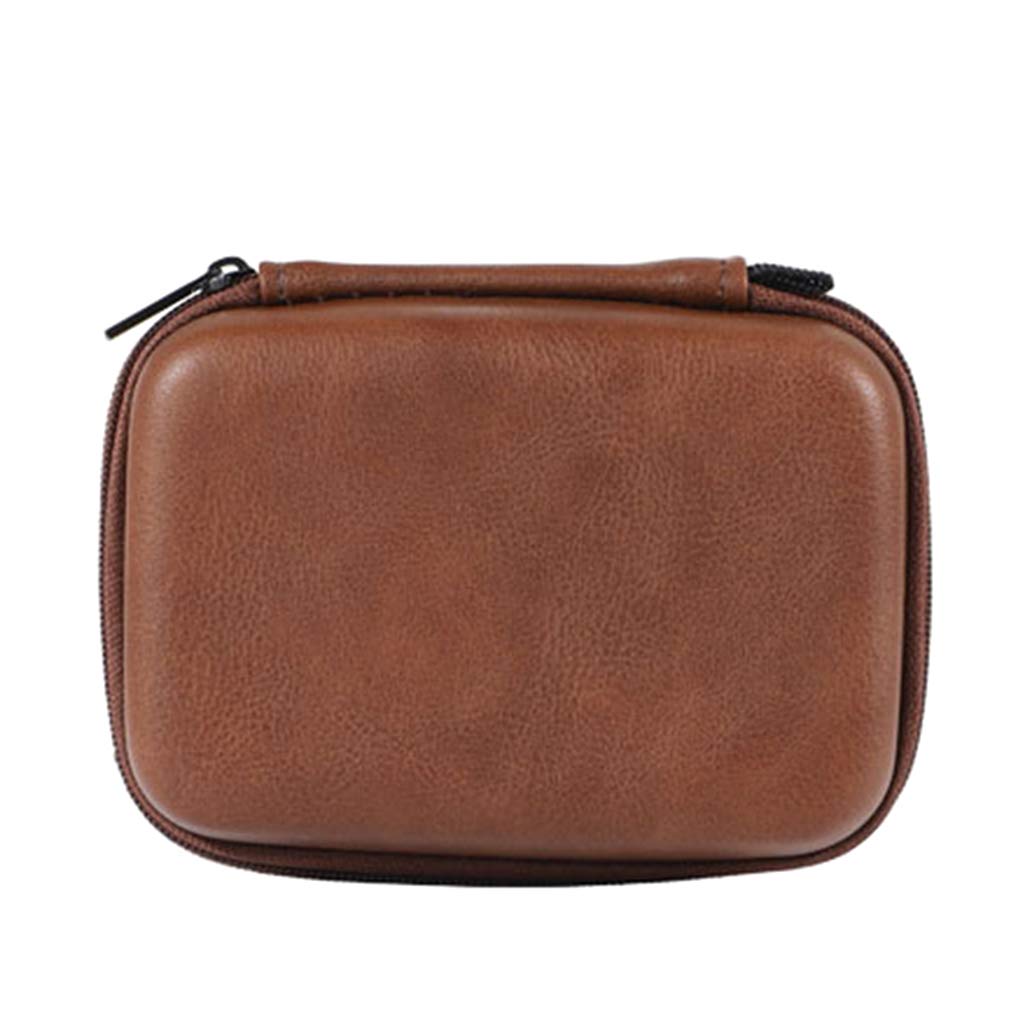 Maxtonser Leather Headphone Protective Cover for Shell Earphones Storage Cases Earphone Bags Spare Parts