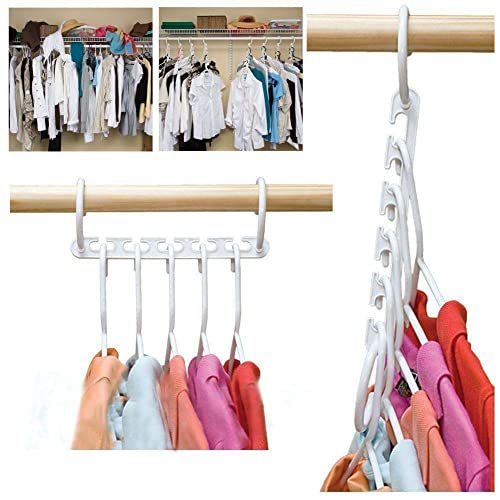 Portable Folding Coat Hangers Foldable Space Saving Travel Clothes Hanger For Clothesline Home Hotel Holiday Camping And Hiking Portable Collapsible Non Slip Plastic For Indoor And Outdoor PACK OF 3 - Image 2