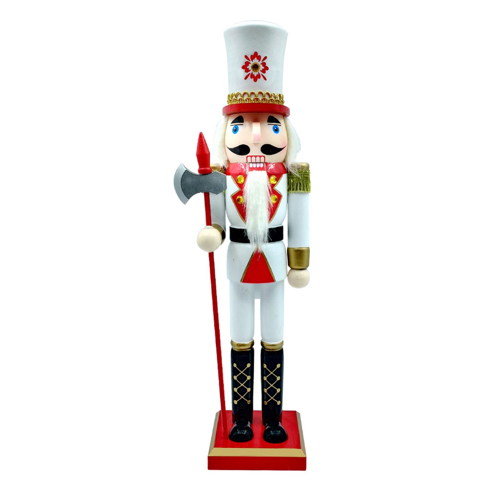 Tsophreniq Christmas Nutcrackers Ornament Wood Nutcrackers Soldier Decorations for Christmas Figures Gift Wood