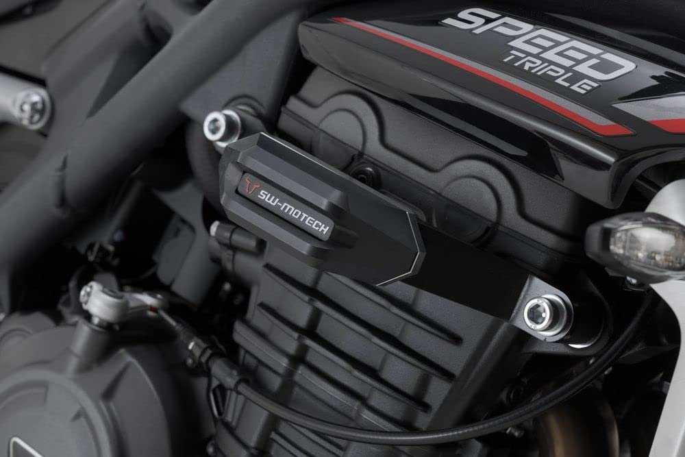 SW-Motech Sturzpad-Kit - Schwarz. Triumph Speed Triple 1200 RS (21-).