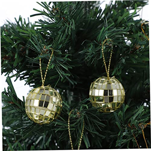 Boules de décoration de sapin de Noël disco légères Cabilock
