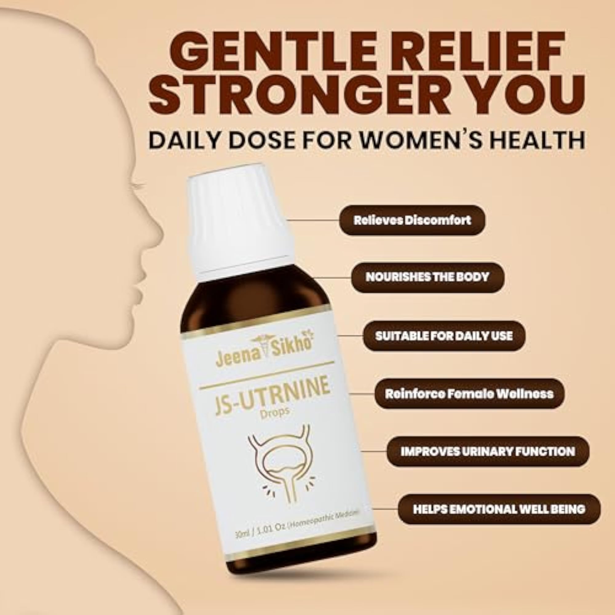 Uterine Care Comfort Drops, 30 ml