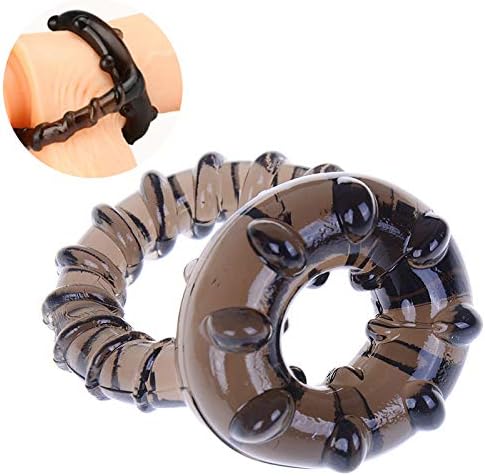 ZHENXIANG HJY Exercise Soft Ring-SiliconeTime Delay -Sleeve Ring for Men Exercise.
