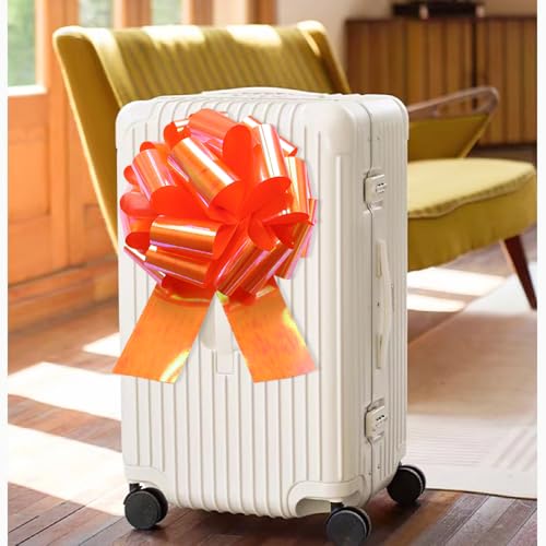 Image of 14 Inch Large Orange Gift Bow,1Pcs Big Gift Bow Big Bow,Great Gift Bow for appliances,Bikes,Table Decorations and Party Events (Orange)