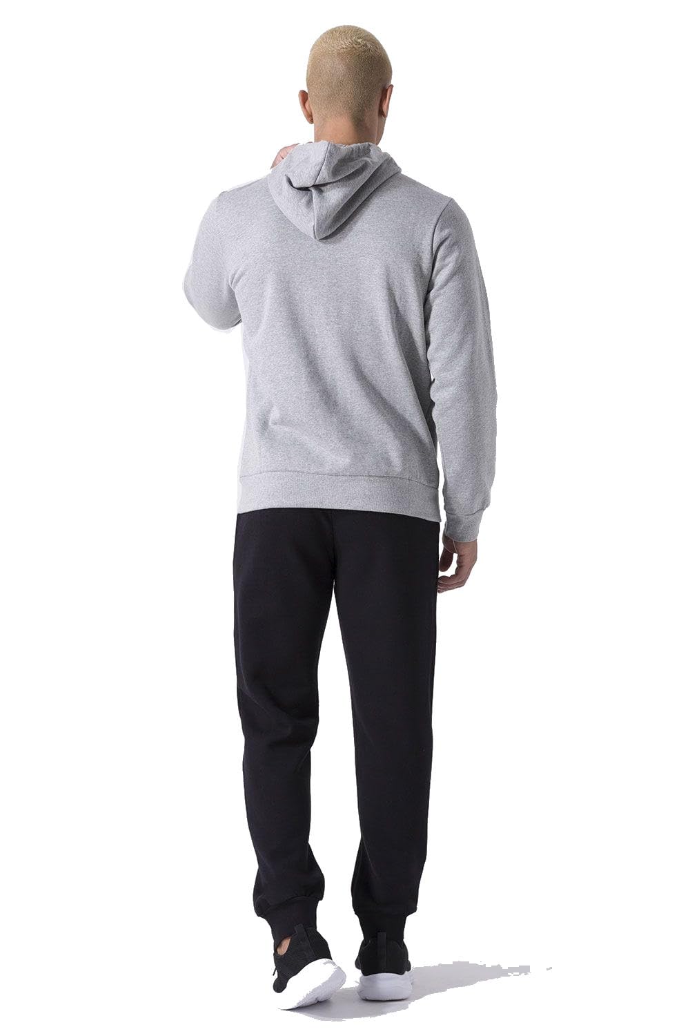Everlast Tuta da Ginnastica Uomo Completo Sportivo, Grigio/Nero, XXL | Cotone Felpato, Set per Sport e Tempo Libero, Per Palestra