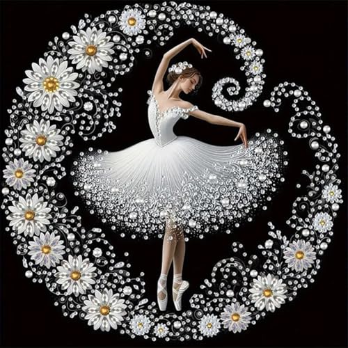 Generisch 5D DIY Diamant Malerei Ballerina