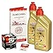 Produktbild Castrol 10W-40 Öl + K&N Ölfilter für Kawasaki KFX 700, 04-09 - Ölwechselset inkl. Motoröl, Filter, Dichtring