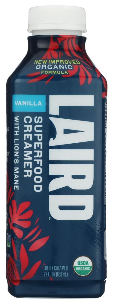 LAIRD SUPERFOOD Organic Vanilla Plant Based Creamer 22 FZ