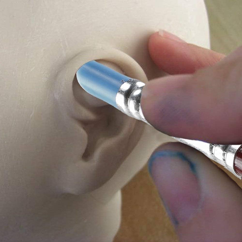 Ikis Plastic Ceramic Pottery Tools Set Of 8, Clay Tools, Carving Double Heads Clay Modelling, Sculpting, Shaping, Fondant Cake Decorating, For Art & Craft Supplies For Kids, Artist (Random Colour