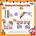 NAXYAN 16 Packs Halloween Party Favors DIY Halloween Monster Air Dry Clay Crafts Kits for Kids Halloween Treats Non Candy Toys Gifts Bulk for Classroom