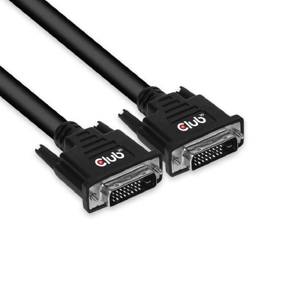 Club3D DVI Cable Dual Link (24+1) Bi-Directional 10 m Male/Male