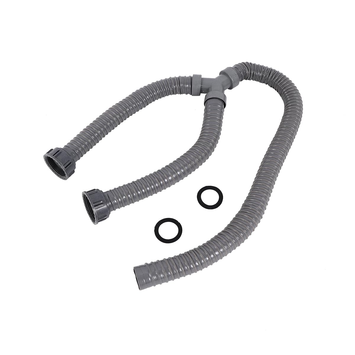 Lawazim Y-Shaped Sewer Drain Pipe - 35x35x70cm - Flexible Durable Plastic Drain Hose for Kitchen and Bathroom Sinks, Ideal for Plumbing Projects, Easy Installation for Homeowners and DIY Contractors