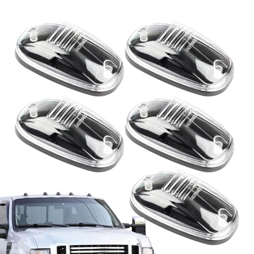 5 Waterproof LED Cab Lights For Truck | Solar Cab Lights For Truck Wireless,Wireless Truck Cab LED Lights,No Drill Cab Lights,Solar Power Cab Lights For Truck