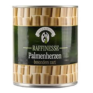 Kwaliteit palmharten van ecuador, blik, vulgewicht 800 g.