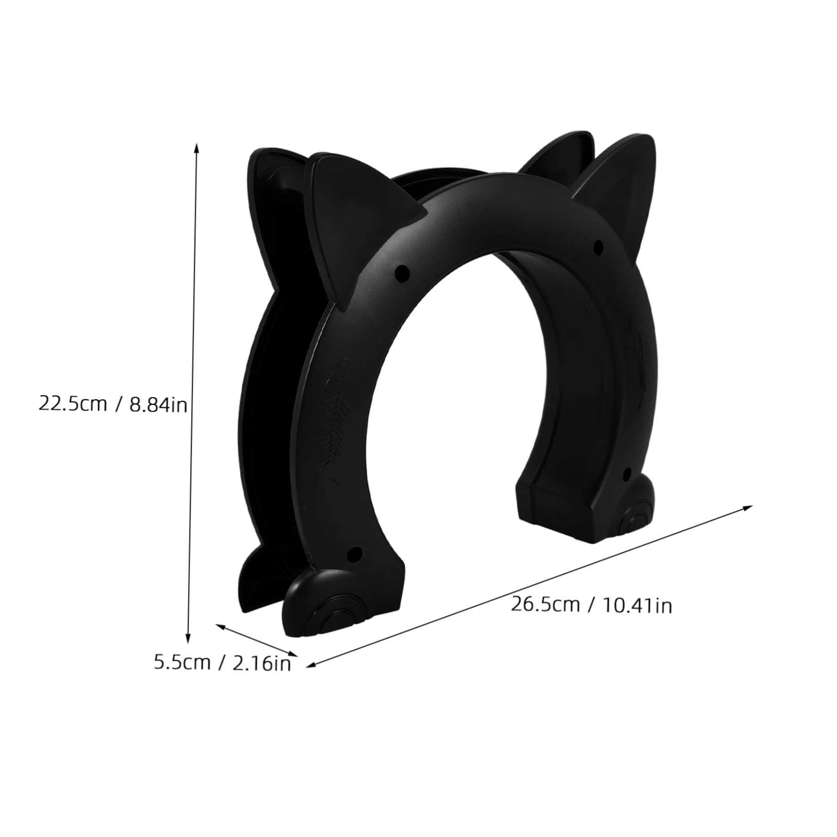 Kunststoff Katzentür Für Haustiere Innentür Für Katzen Und Kleine Hunde Katzentürhalter Mit Dekorativem Design Haustier-innentür Einfache Montage