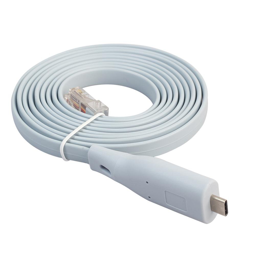 Type-C To Rj45 Cisco Console Cable For Cisco Routers MacBook PC (6ft)