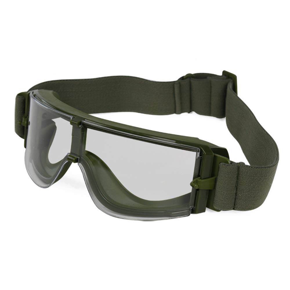Lunettes tactiques de sécurité pour airsoft, anti-buée, anti-UV, avec 3 verres interchangeables pour sports de plein air, tir, chasse, paintball, équitation, cyclisme