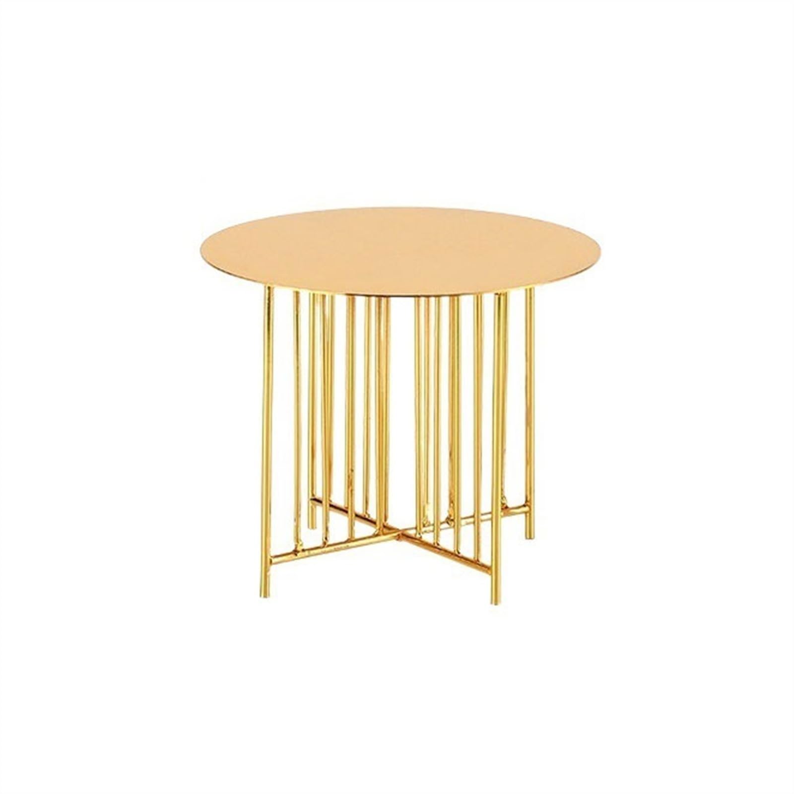 Bx9rE7tK3g Cake Stand Dim sum display rack Creative round dessert storage platform Pastry snack cake Cake Display Stand(Gold,Small)